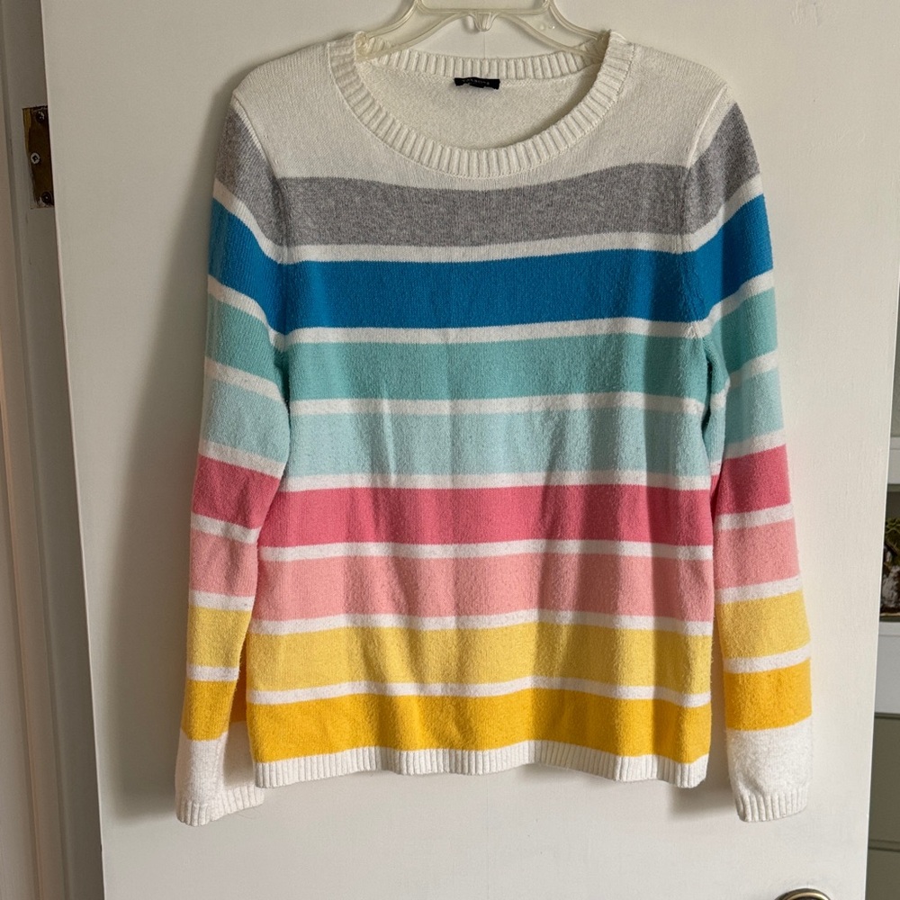 Talbots striped sweater